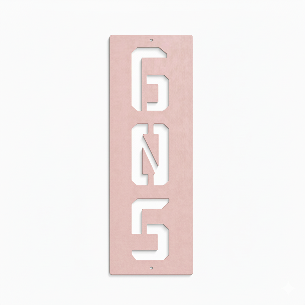 Axys Vertical Address Sign