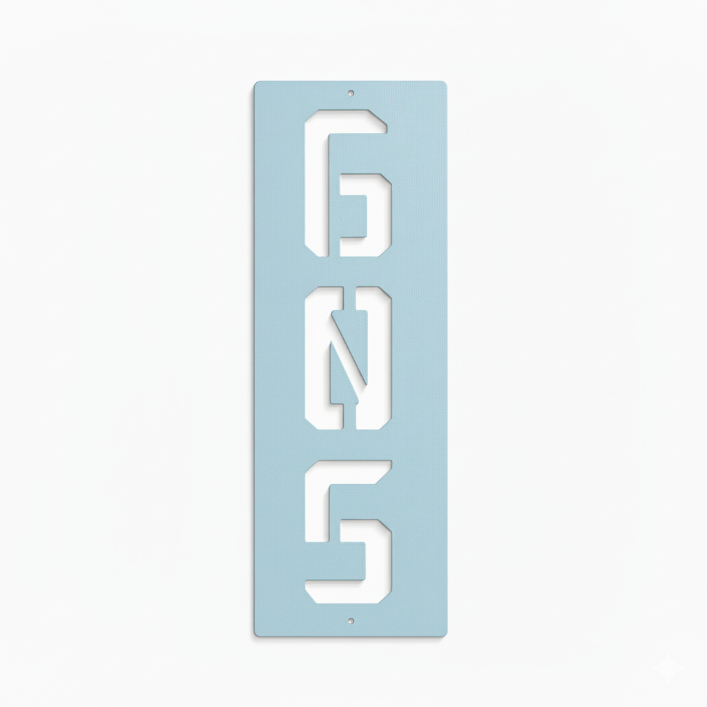 Axys Vertical Address Sign