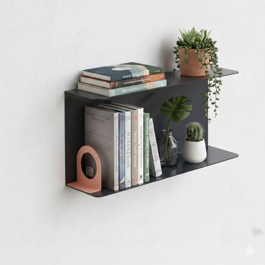 Linea BiFold Metal Wall Shelf