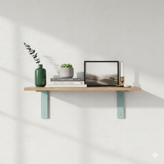 Nord Red Oak Wall Shelf