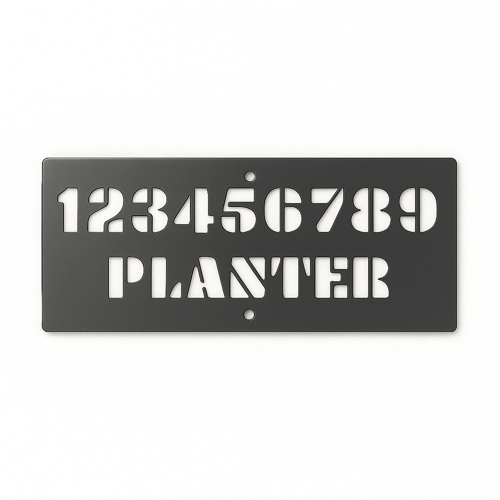 Axys Vertical Address Sign